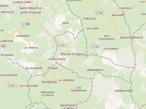 Plan de Roche-d’Agoux