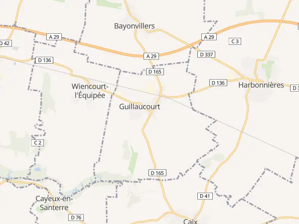 Plan de Guillaucourt