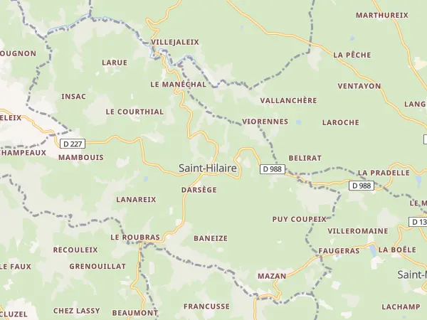 Plan de Saint-Hilaire