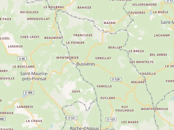 Plan de Bussières