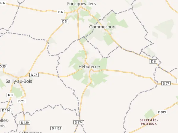 Plan de Hébuterne