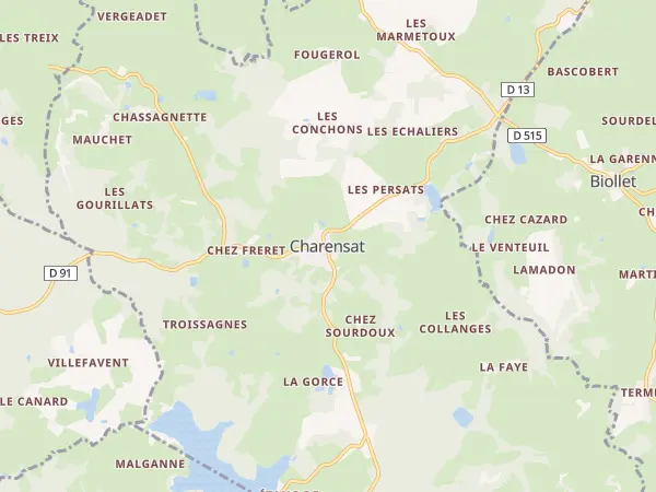 Plan de Charensat