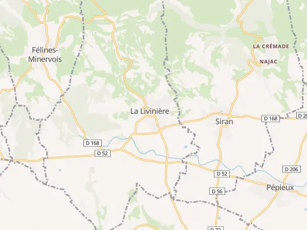 Plan de La Livinière