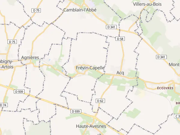 Plan de Frévin-Capelle
