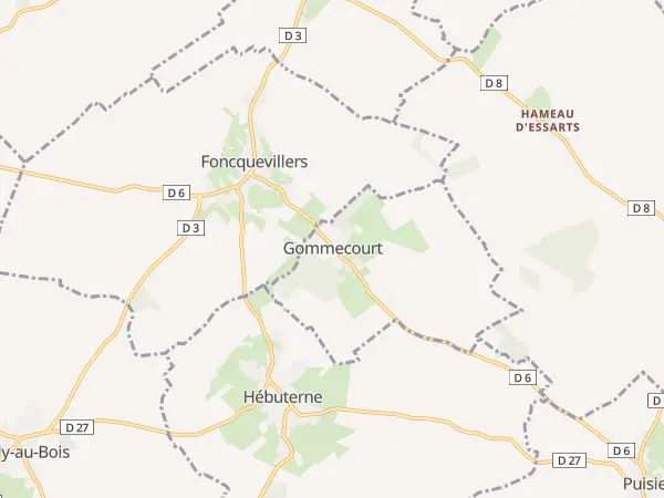 Plan de Gommecourt