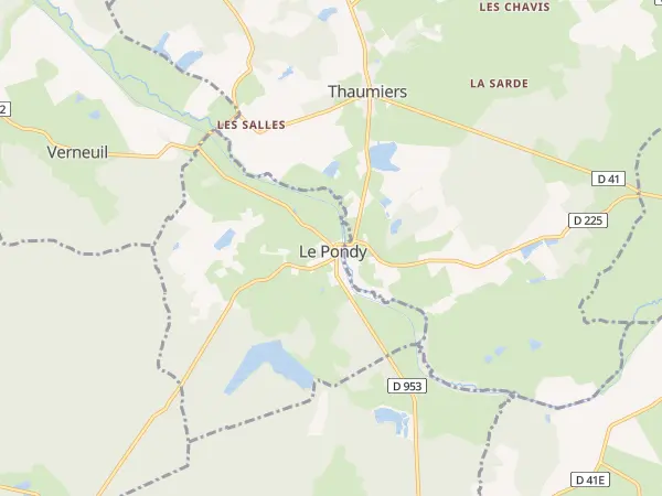 Plan du Pondy