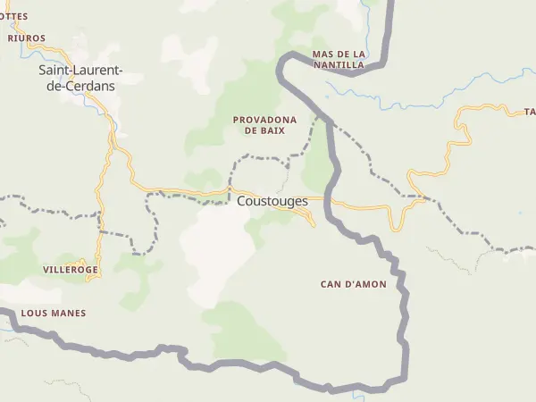 Plan de Coustouges