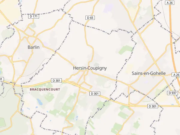 Plan de Hersin-Coupigny