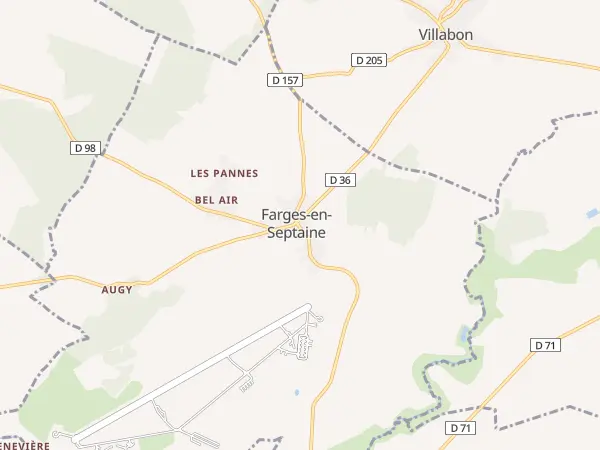 Plan de Farges-en-Septaine