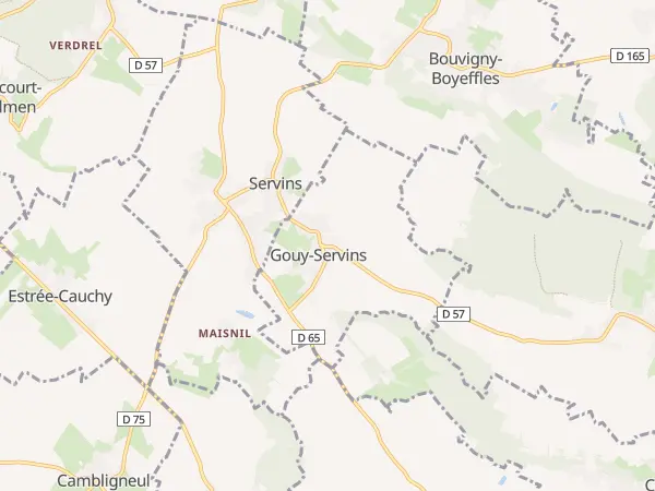 Plan de Gouy-Servins