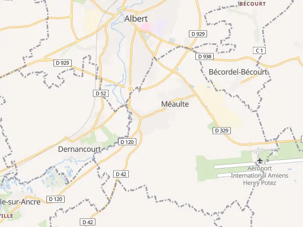 Plan de Méaulte