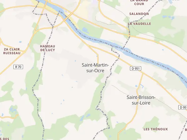 Plan de Saint-Martin-sur-Ocre