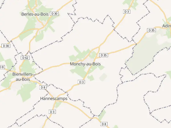 Plan de Monchy-au-Bois