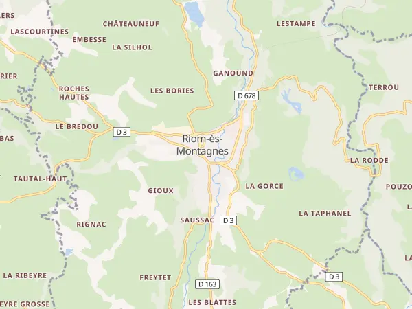 Plan de Riom-ès-Montagnes