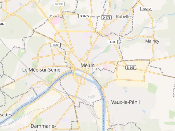 Plan de Melun