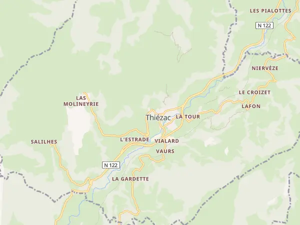 Plan de Thiézac