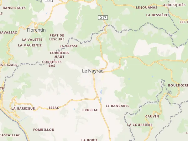 Plan du Nayrac