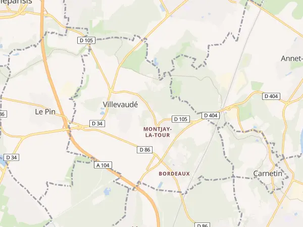 Plan de Villevaudé