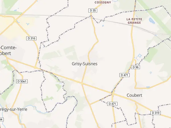 Plan de Grisy-Suisnes