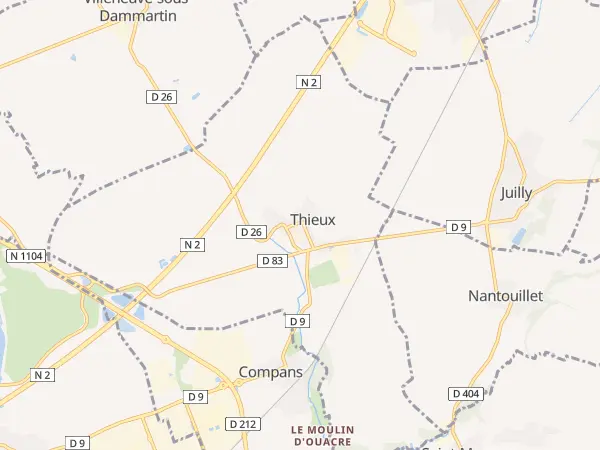 Plan de Thieux