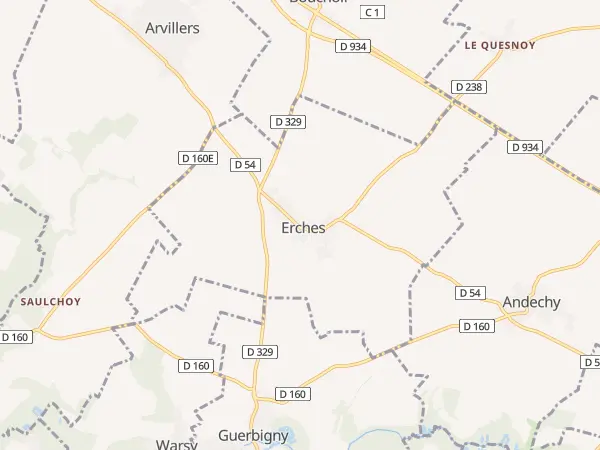 Plan de Erches