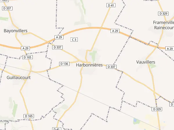 Plan de Harbonnières