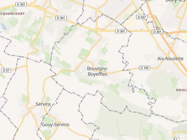 Plan de Bouvigny-Boyeffles