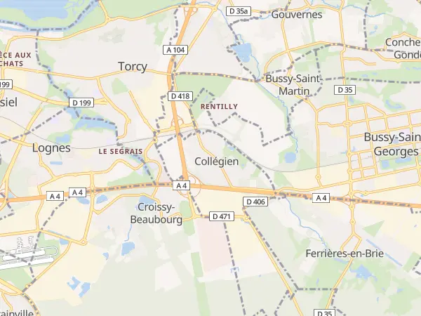 Plan de Collégien