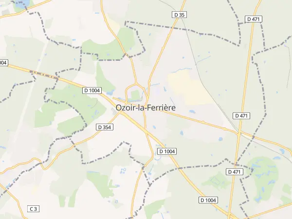 Plan de Ozoir-la-Ferrière