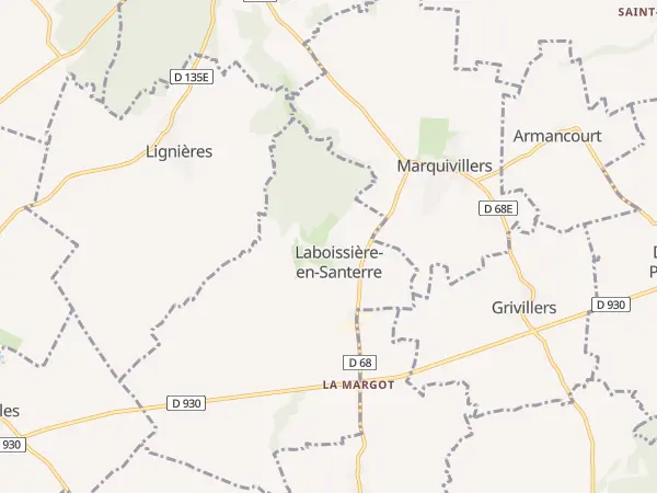 Plan de Laboissière-en-Santerre