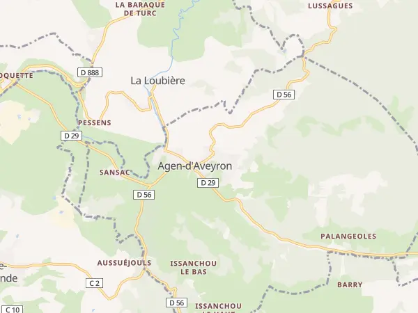 Plan de Agen-d’Aveyron