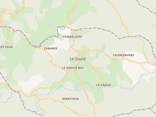 Plan du Soulié