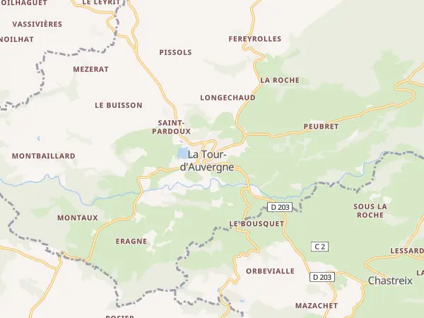 Plan de La Tour-d’Auvergne