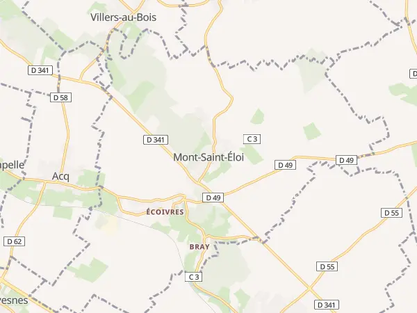Plan de Mont-Saint-Éloi