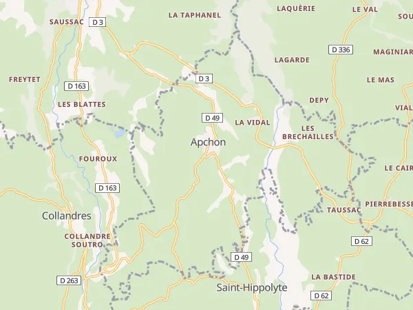 Plan de Apchon