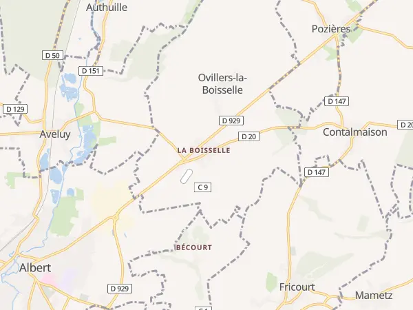 Plan de Ovillers-la-Boisselle