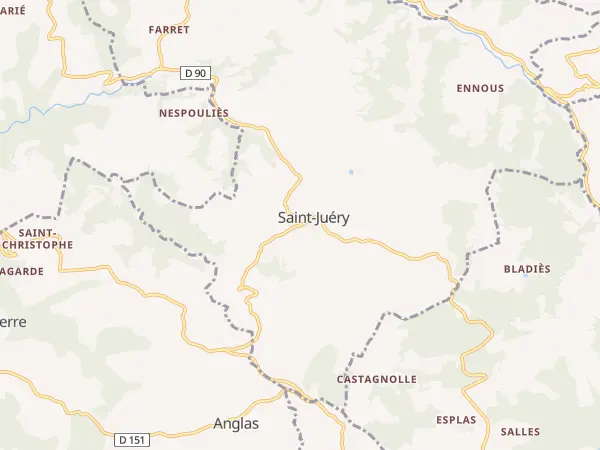 Plan de Saint-Juéry