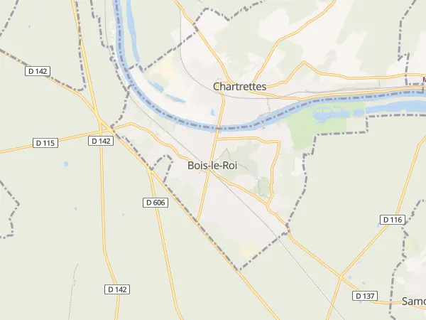 Plan de Bois-le-Roi