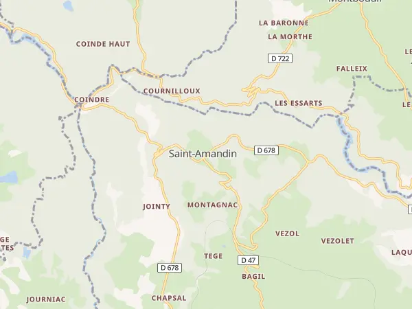 Plan de Saint-Amandin