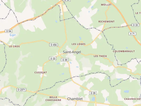 Plan de Saint-Angel