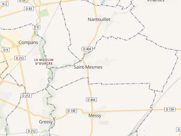 Plan de Saint-Mesmes