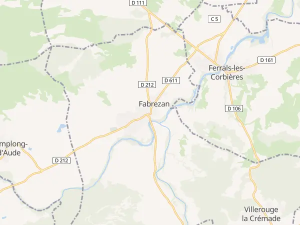Plan de Fabrezan