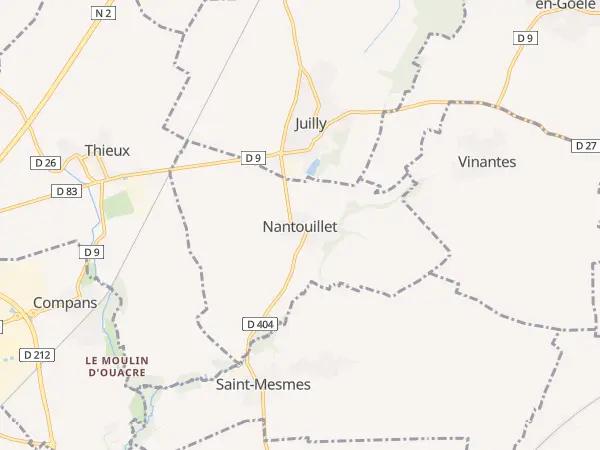Plan de Nantouillet