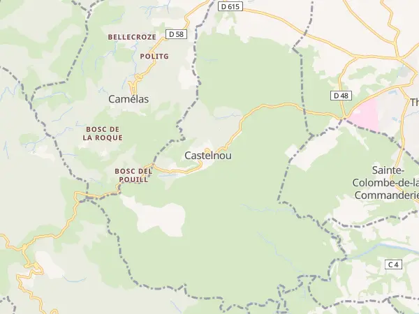 Plan de Castelnou