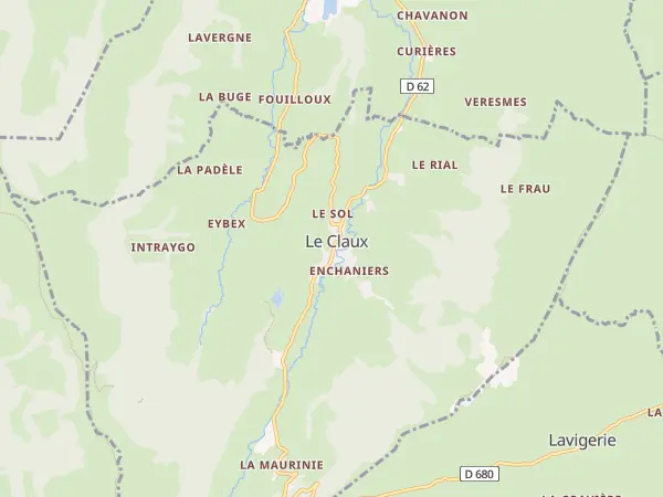 Plan du Claux