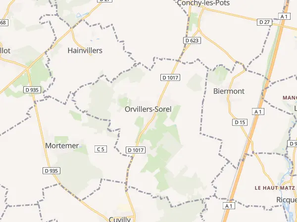 Plan de Orvillers-Sorel