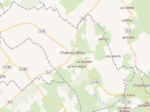 Plan de Chalivoy-Milon