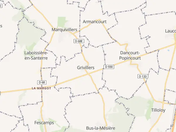 Plan de Grivillers