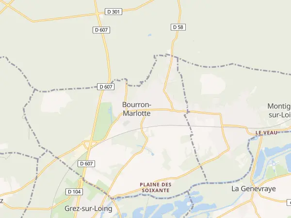 Plan de Bourron-Marlotte