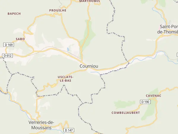 Plan de Courniou